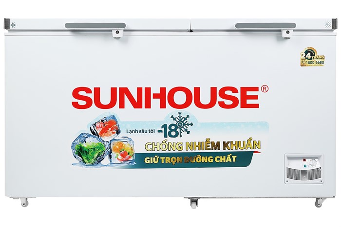 Tủ đông Sunhouse 490 lít SHR-F2572W2 Màu Trắng