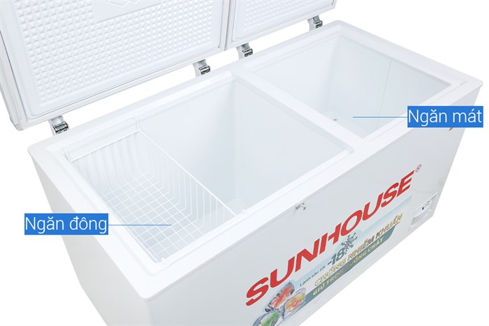 Tủ đông Sunhouse 490 lít SHR-F2572W2 Màu Trắng