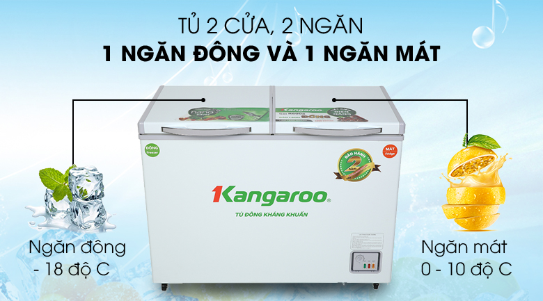 Tủ đông Kangaroo 212 lít KG 328NC2