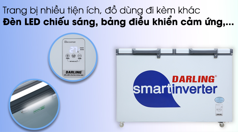 Tủ đông Darling Inverter 260 lít DMF-3699 WSI-4