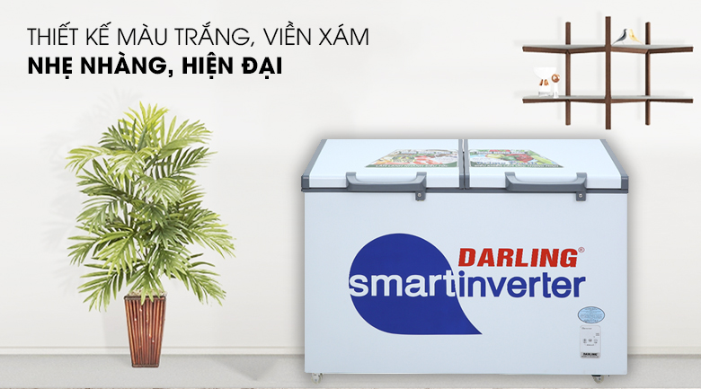 Thiết kế - Tủ đông Darling Inverter 260 lít DMF-3699 WSI-4