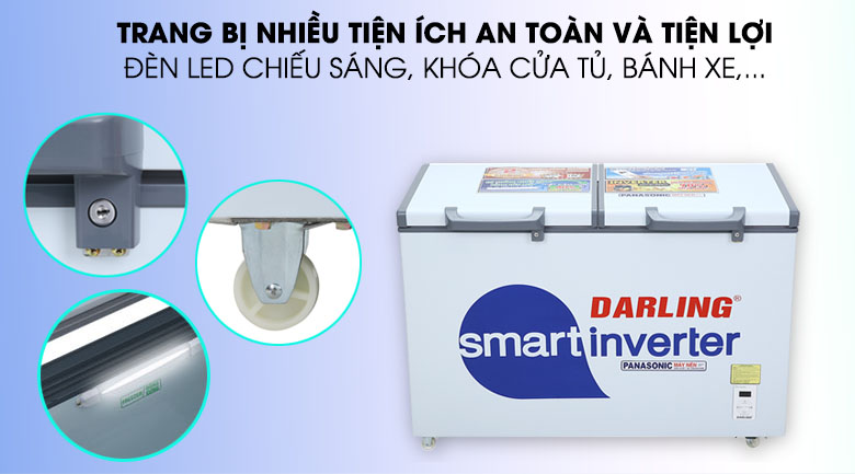 Tủ đông Darling Inverter 270 lít DMF-3799 ASI