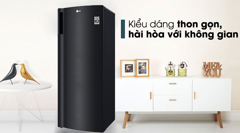 Tủ đông LG Inverter sở hữu kiểu dáng sang trọng, tinh tế