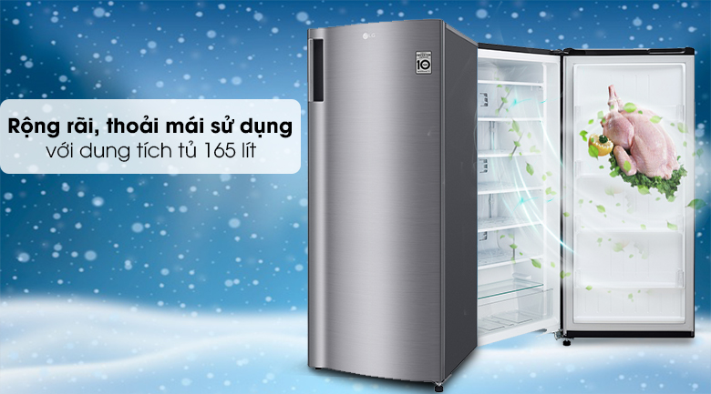 Tủ đông LG Inverter 165 lít GN-F304PS
