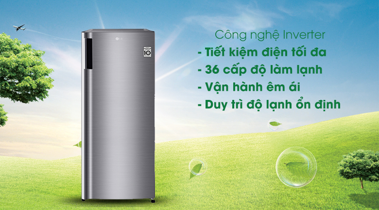 Tủ đông LG Inverter 165 lít GN-F304PS