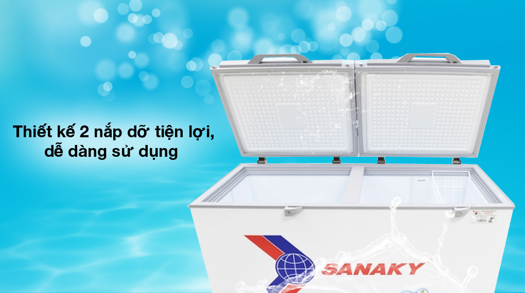 2 nắp dở - Tủ đông Sanaky Inverter 305 lít TD.VH4099A4K