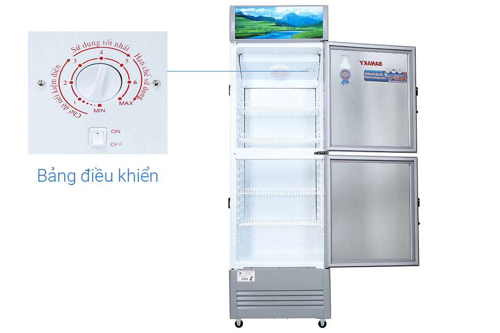 Tủ Mát Sanaky 340 lít TM.VH408WL chính hãng