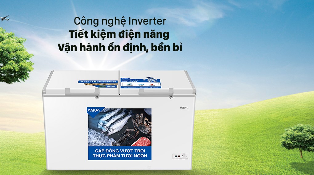 Tủ đông AQUA Inverter 295 lít AQF-C4202E