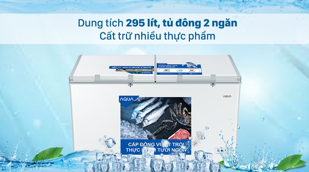 Tủ đông Aqua Inverter 295 lít AQF-C4202E - 9