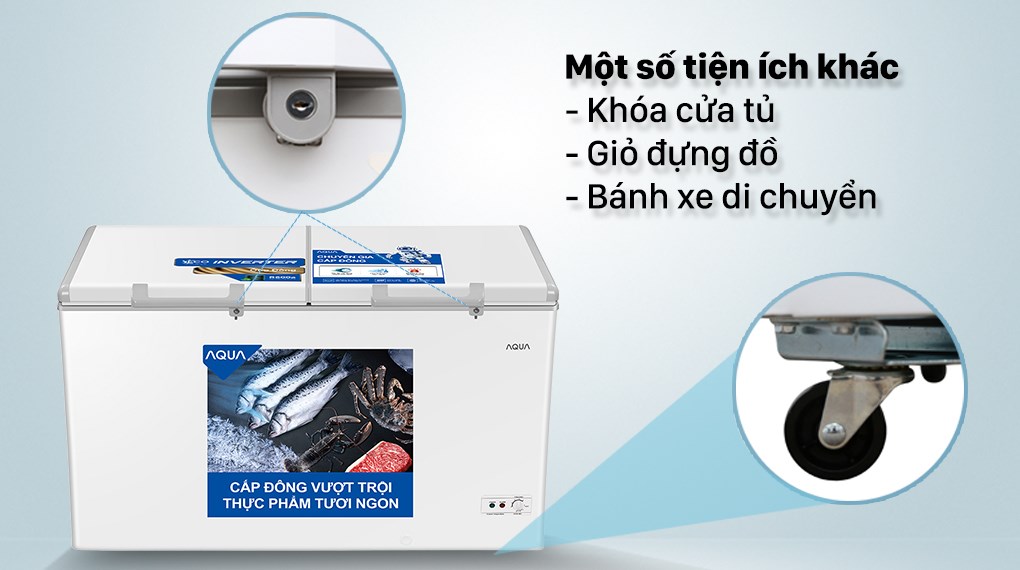 Tủ đông Aqua Inverter 295 lít AQF-C4202E - 10