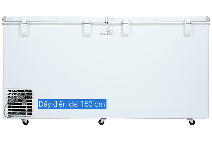 Tủ đông Aqua Inverter 508 lít AQF-C6901E Màu Trắng