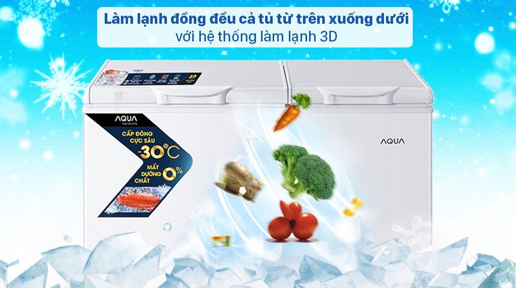 Tủ đông AQUA 211 lít AQF-C3102S