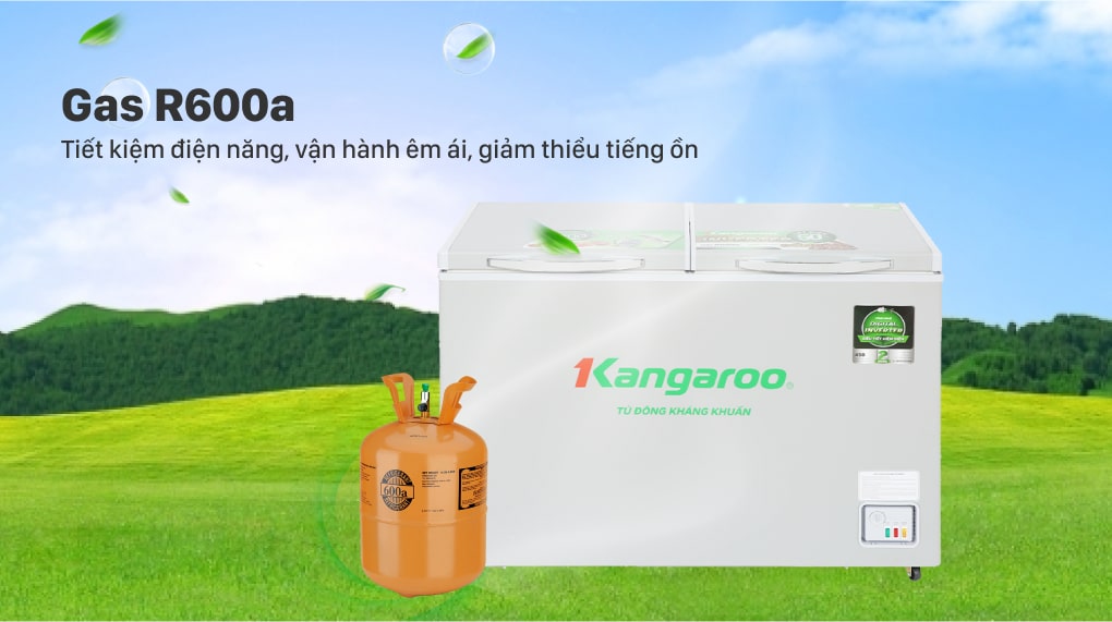 Tủ đông Kangaroo Inverter 290 lít KGFZ290IC1 - Gas R600a