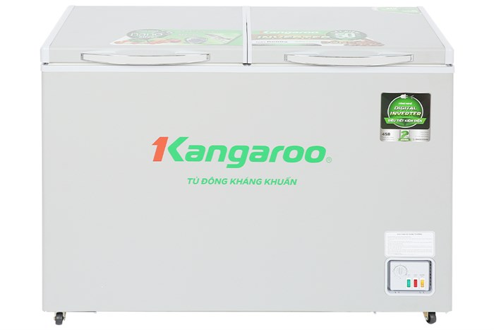 Tủ đông Kangaroo Inverter 286 lít KGFZ290IC1 Màu Xám