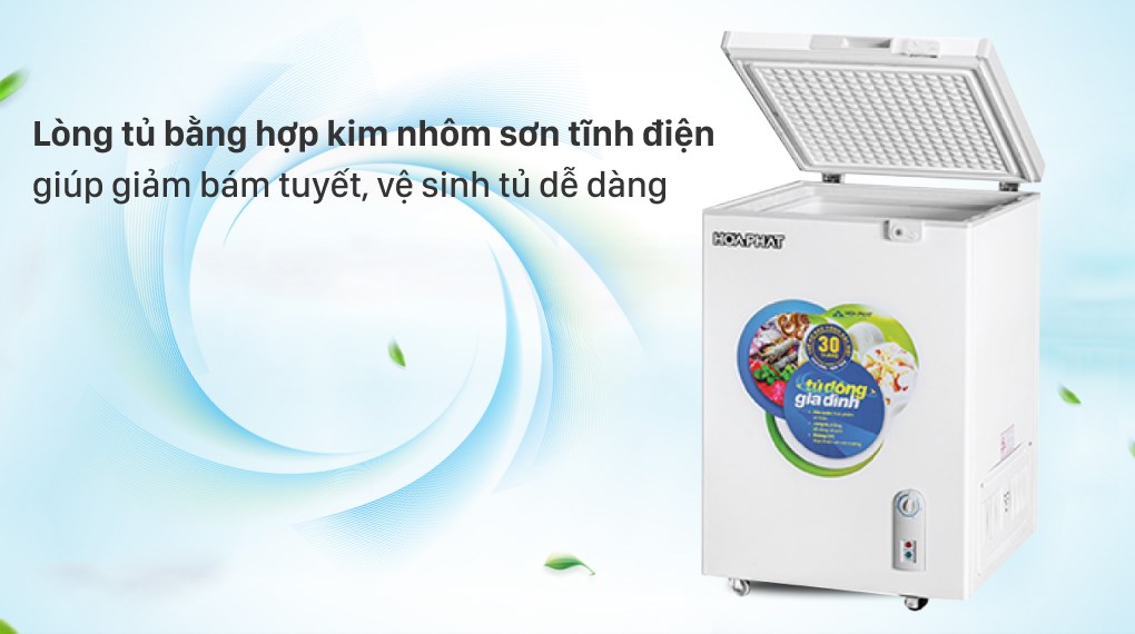 Tủ đông Hòa Phát 107 lít HCF 106S1Đ