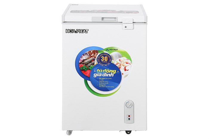 Tủ đông Hòa Phát 107 lít HCF 106S1Đ Màu Trắng