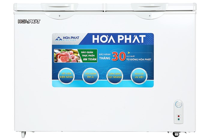 Tủ đông Hòa Phát 245 lít HCF 606S2Đ2 Màu Trắng