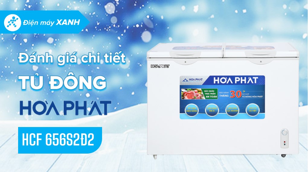 Tủ đông Hòa Phát 271 lít HCF 656S2Đ2