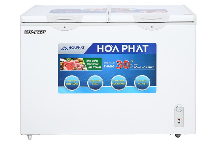 Tủ đông Hòa Phát 271 lít HCF 656S2Đ2 Màu Trắng