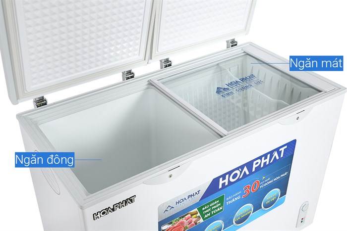 Tủ đông Hòa Phát 271 lít HCF 656S2Đ2 Màu Trắng