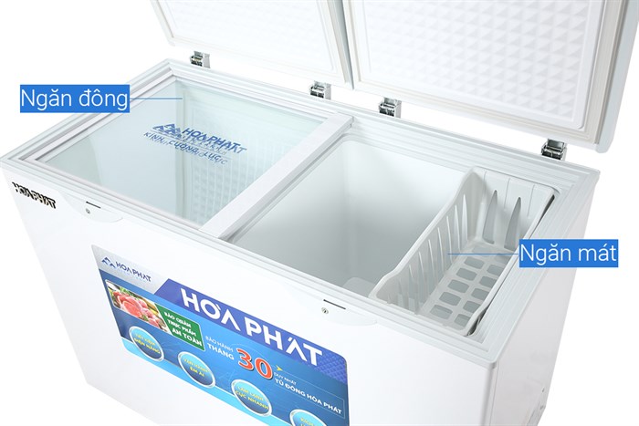 Tủ đông Hòa Phát 271 lít HCF 656S2Đ2 Màu Trắng