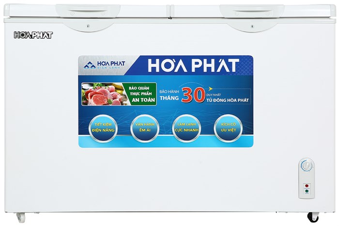 Tủ đông Hòa Phát 352 lít HCF 666S1Đ2 Màu Trắng
