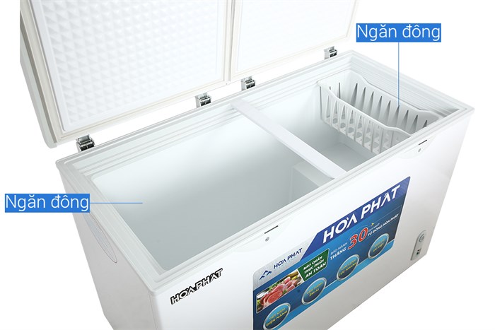 Tủ đông Hòa Phát 352 lít HCF 666S1Đ2 Màu Trắng