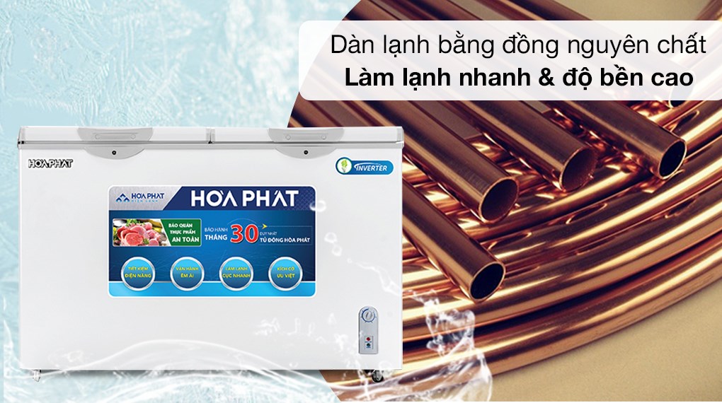 Tủ đông Hòa Phát 352 lít HCFI 666S1Đ2