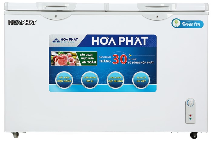 Tủ đông Hòa Phát 352 lít HCFI 666S1Đ2 Màu Trắng