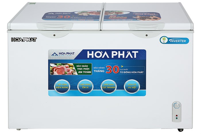 Tủ đông Hòa Phát 352 lít HCFI 666S1Đ2 Màu Trắng