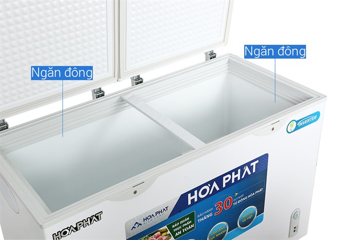Tủ đông Hòa Phát 352 lít HCFI 666S1Đ2 Màu Trắng