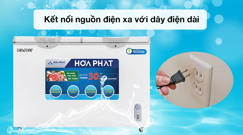 Tủ đông Hòa Phát 271 lít HCFI 656S2Đ2