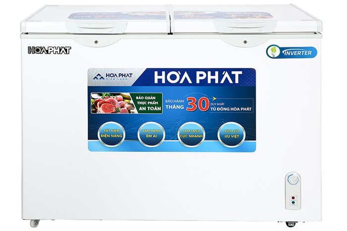 Tủ đông Hòa Phát 271 lít HCFI 656S2Đ2 Màu Trắng