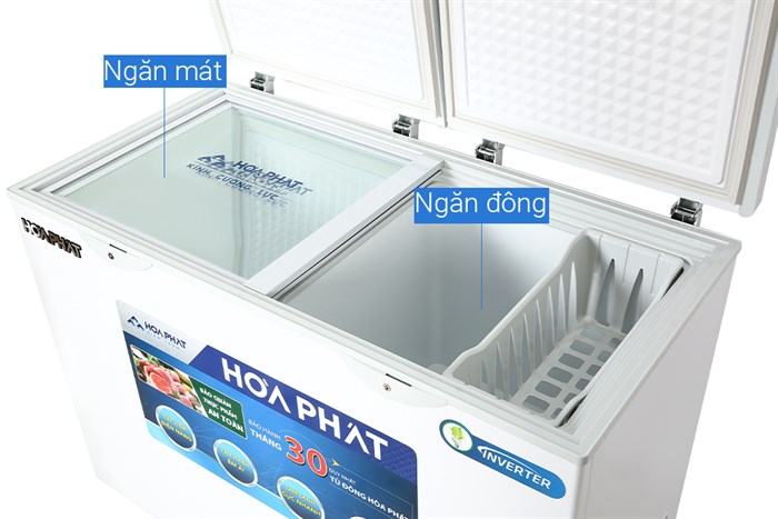 Tủ đông Hòa Phát 271 lít HCFI 656S2Đ2 Màu Trắng