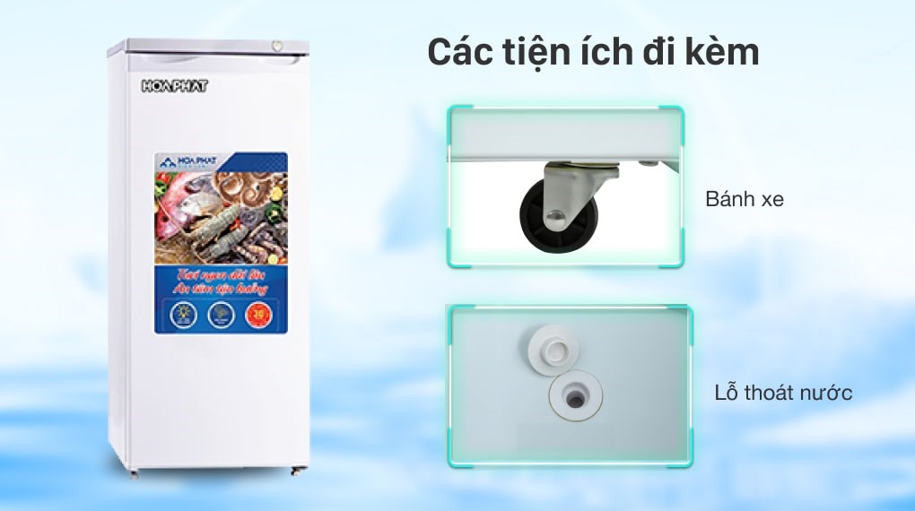 Tủ đông Hòa Phát 147 lít HUF 350SR1