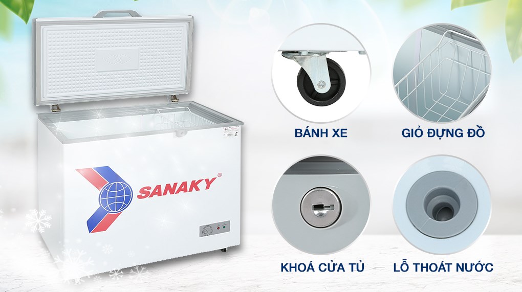 Tủ đông SANAKY 208 Lít TD.VH255HY2 - 5