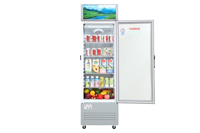 Tủ mát Sanaky 200 lít TM.VH258KL Màu Trắng