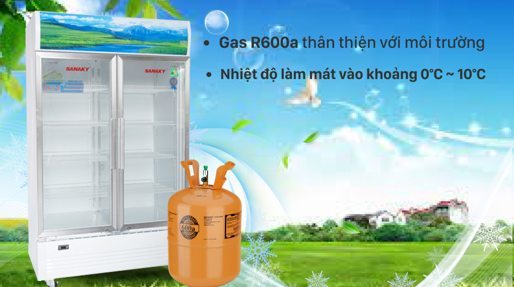 Tủ Mát Sanaky 700 lít TM.VH8009HP - Thiết kế bên trong