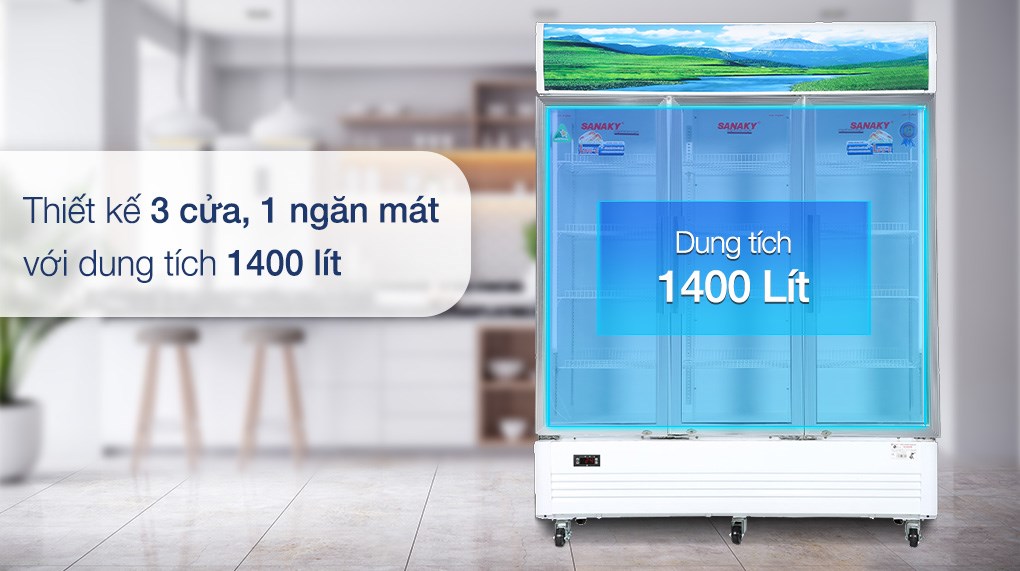 Tủ mát Sanaky 1400 lít TM.VH1520HP