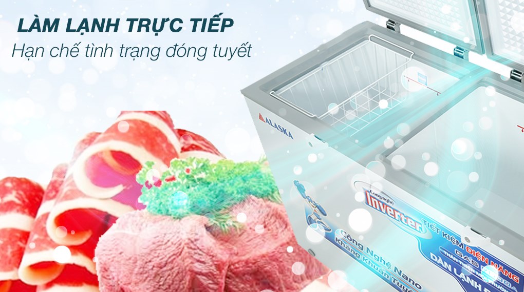 Tủ đông Alaska Inverter 221 lít BCD 3568CI
