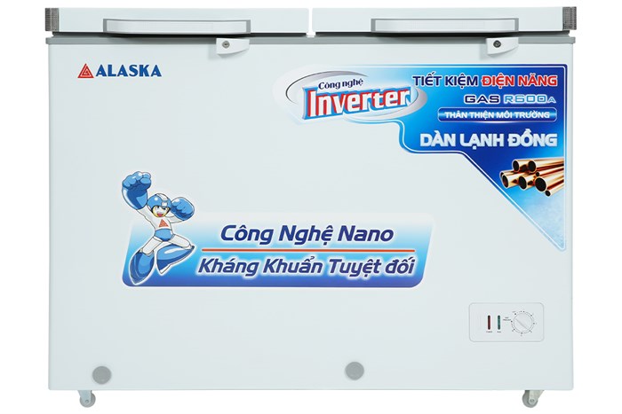 Tủ đông Alaska Inverter 221 lít BCD 3568CI Màu Trắng