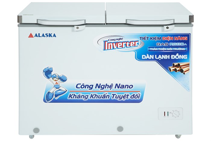 Tủ đông Alaska Inverter 221 lít BCD 3568CI Màu Trắng