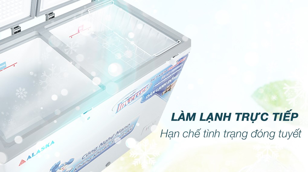 Tủ đông Alaska Inverter 282 lít BCD 4568CI