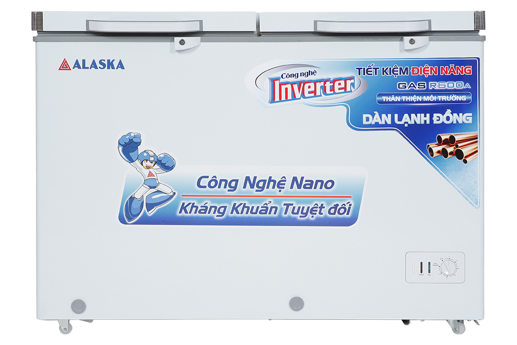 Tủ đông Alaska Inverter 282 lít BCD 4568CI Màu Trắng