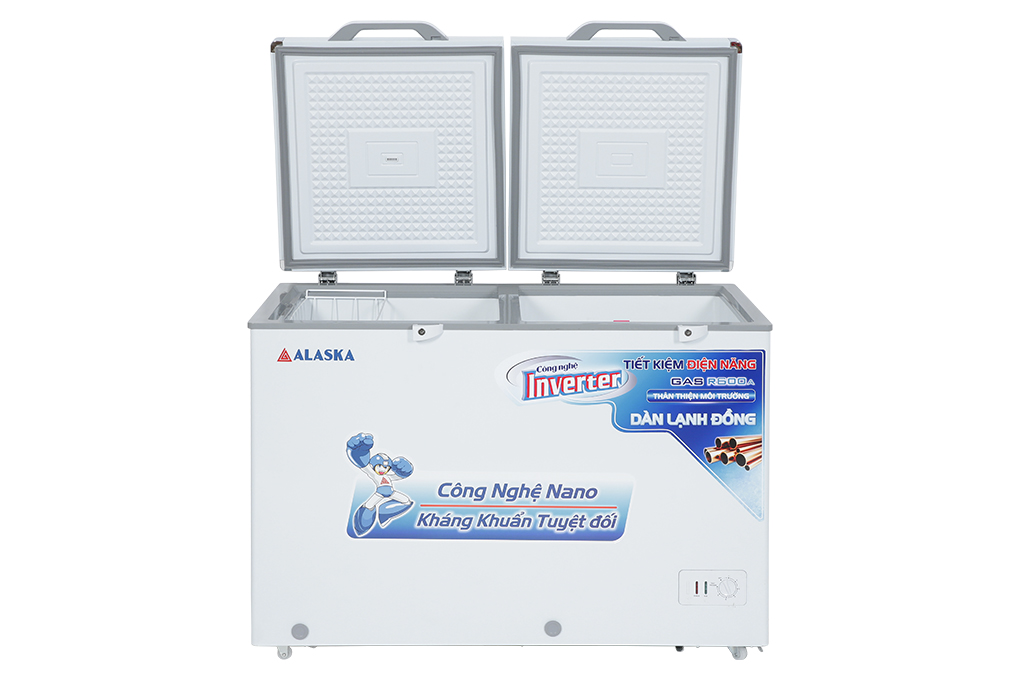 Tủ đông Alaska Inverter 282 lít BCD 4568CI Màu Trắng