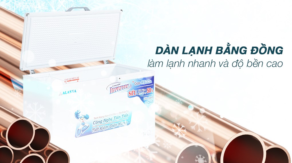 Tủ đông Alaska Inverter 295 lít BD 400CI