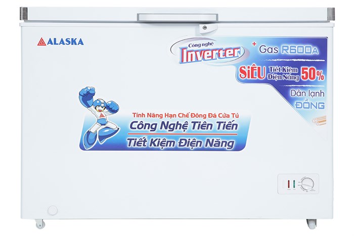 Tủ đông Alaska Inverter 295 lít BD 400CI Màu Trắng