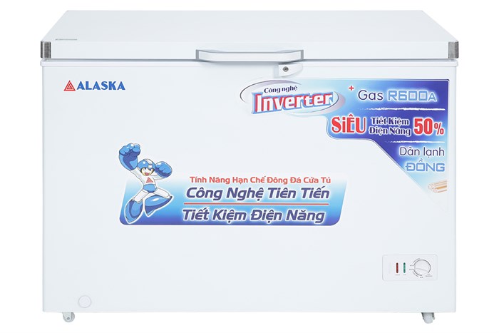 Tủ đông Alaska Inverter 295 lít BD 400CI Màu Trắng