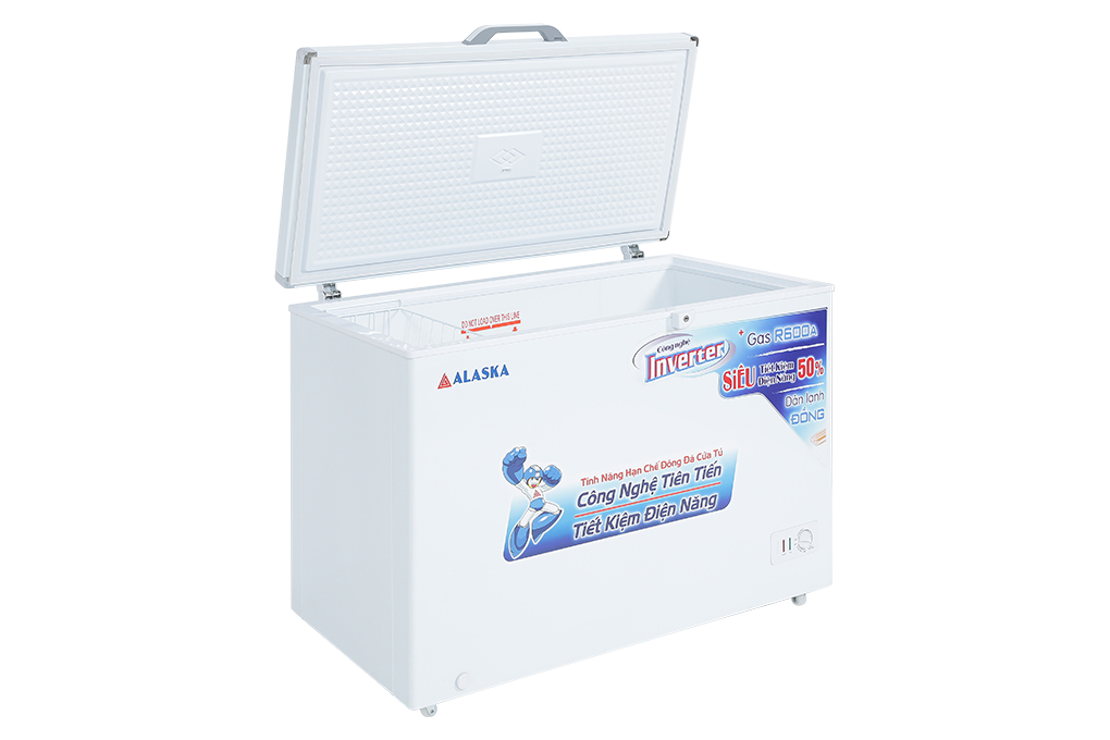 Tủ đông Alaska Inverter 295 lít BD 400CI Màu Trắng