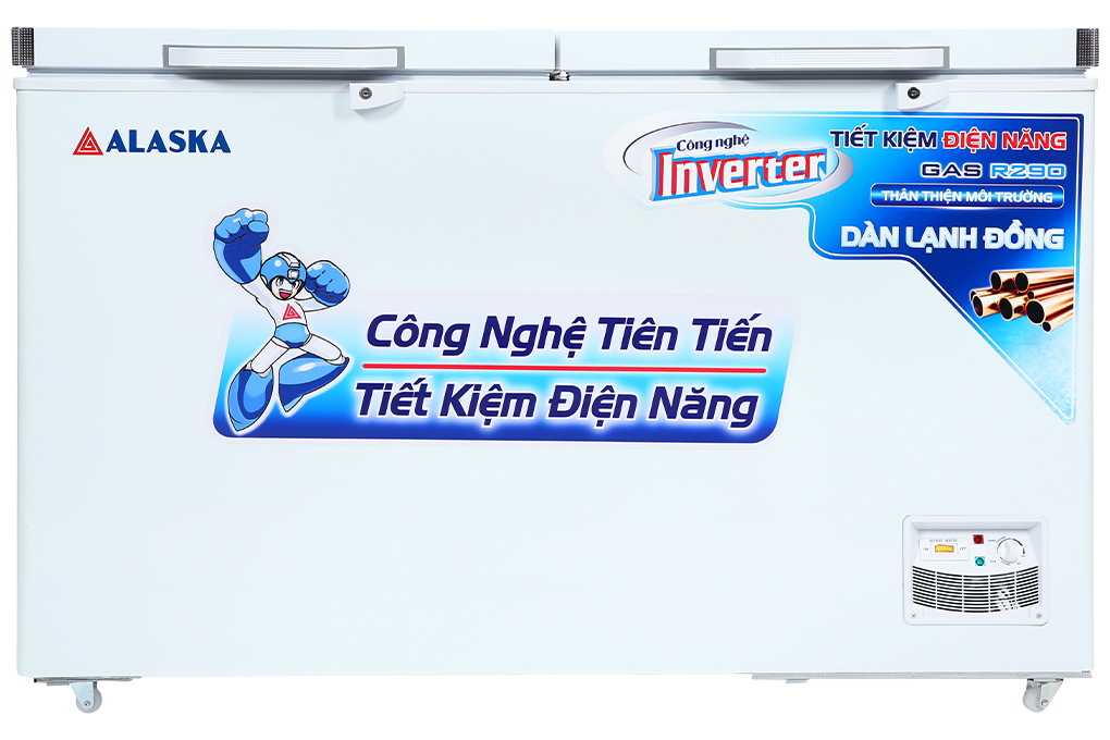 Tủ đông Alaska Inverter 419 lít HB 550CI Màu Trắng